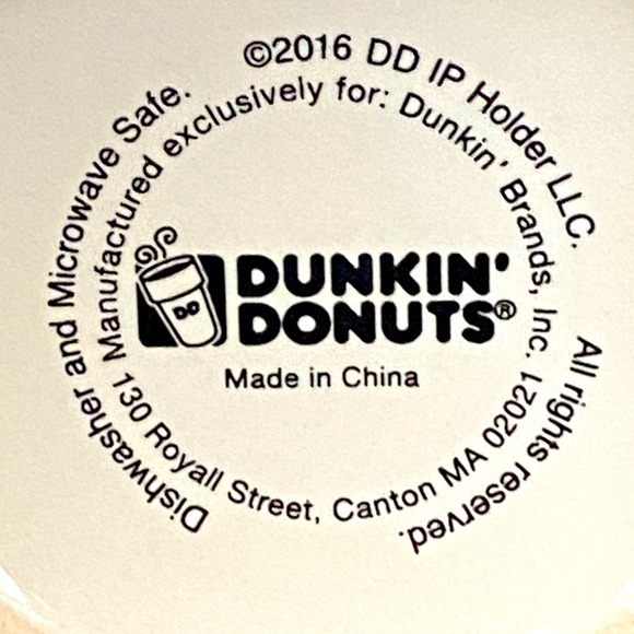Dunkin’ Donuts Rhode Island collectible ceramic coffee cup. Mug. - Picture 4 of 7